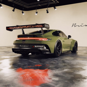 Green Porsche Gt3 Brixton Forged