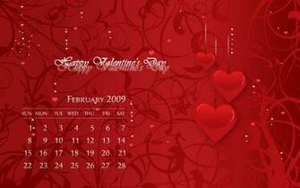 Romantic February Calendar Wallpaper Photoshop Tutorials
