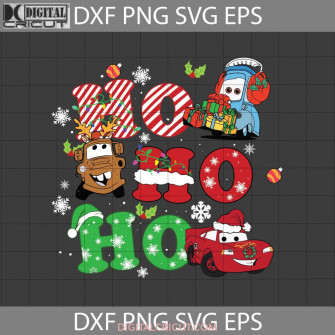 Hohoho Svg Funny Cars Christmas Cricut File Clipart