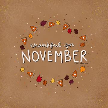 November Doodle Quote By Callie Danielle Hello Welcome
