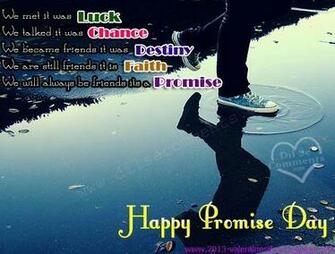 Happy Promise Day HD Wallpaper