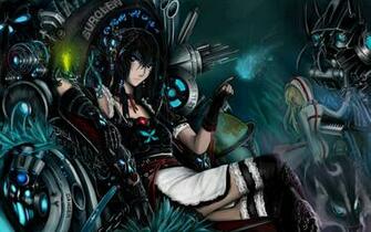 Anime Girl Mecha HD Wallpaper Desktop Pc Background