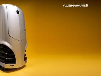 Alienware Yellow Wallpaper Stock Photos