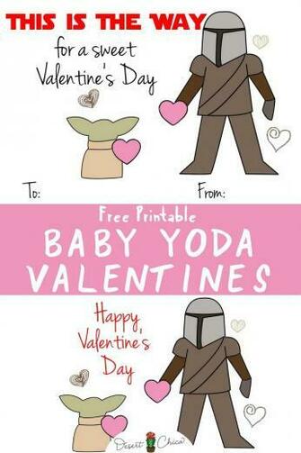 Happy Valentine S Day From Baby Yoda And Mando In