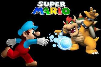 Pin Mario And Bowser Coloring S