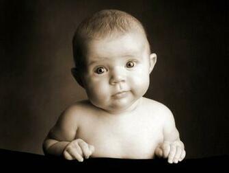 Wallpaper Naughty Cute Babies