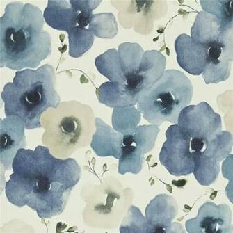 Indigo Blue Ivory Inari Colour For Living Sanderson