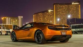 Superb Gold Mclaren 12c Spider Back