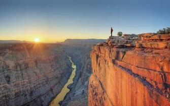 Sun Rise Over The Grand Canyon Wallpaper HD