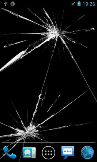 Cracked Screen Live Wallpaper Screenshot