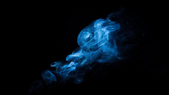 Blue Smoke Wallpaper