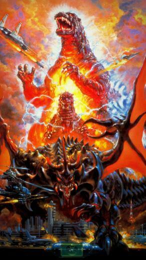 Godzilla Vs Destoroyah Phone Wallpaper Moviemania