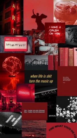 Red Baddie Wallpaper Sun