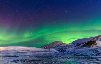 Wallpaper Norway Svalbard Aurora Borealis Image For Desktop