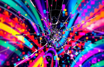 Broken Computer Screen Wallpaper