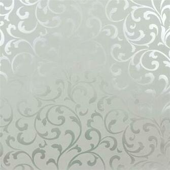 Light Grey Reflective Silver Embossed Luxury Velvet Wallpaper 10m Roll