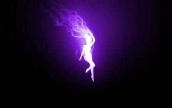 Purple Flames Background