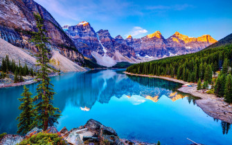 Beautiful Lake And Mountains 4k Wallpaper