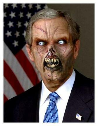 Funny Faces Pictures Of American President George Bush