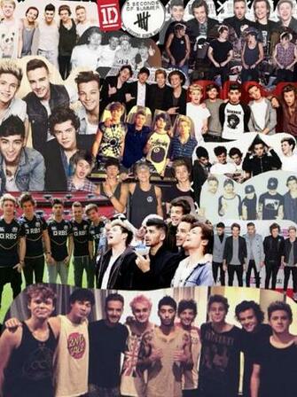 One Direction And 5sos Collage