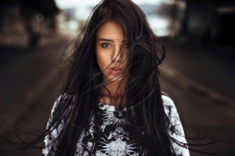 Girl Face In Hair 4k Wallpaper HD Girls Image