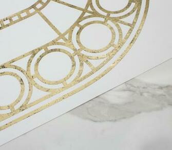 Palladian Wallpaper Gold Custhom Shop