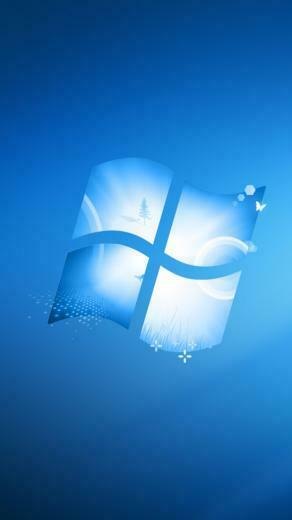 Cool Windows Blue Wallpaper iPhone Style