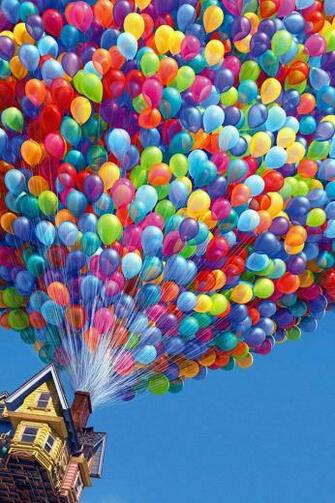 Ios7 Up Balloons Parallax HD iPhone iPad Wallpaper