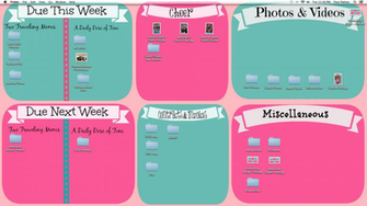 Desktop Organization Background Wallpaper