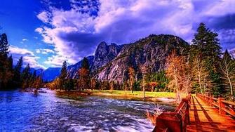 Wallpaper Easter Bridge Cross HD