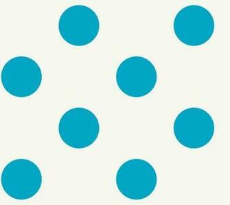 Turquoise Blue Polka Dot Wallpaper Storyboard For Party In Pink