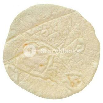 Flatbread Bread Made With Flour Water Salt Yeast And Rolled Into