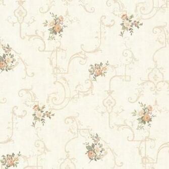 Decowunder Wallpaper Country House Vintage Rose To