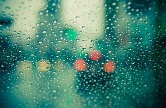 Rain On Window Wallpaper