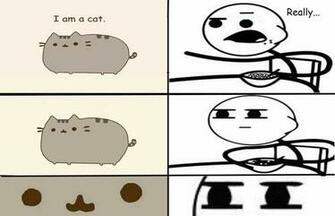 Pusheen Wallpaper Cat And Cereal Guy