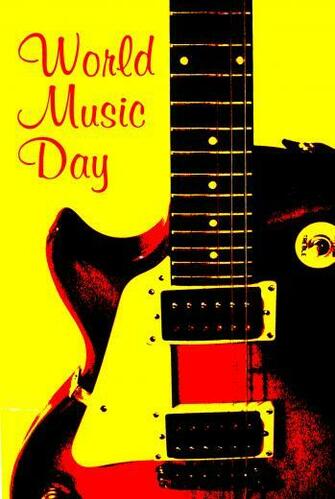 Happy World Music Day HD Wallpaper