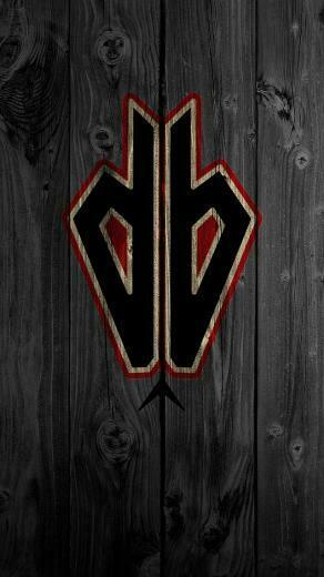 Wooden Double Arrow iPhone Wallpaper Top