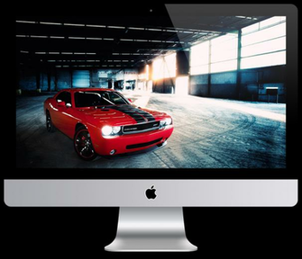 Wallpaper Red Dodge Challenger Srt By Hazzbrogaming