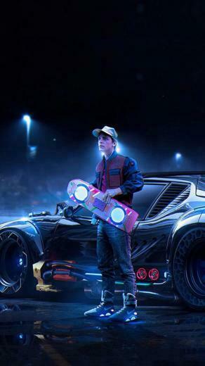 Back To The Future Phone Wallpaper Top