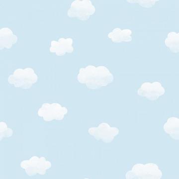 Perfect Sky Childrens Cloud Wallpaper In Blue I Love