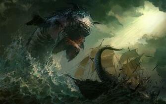 Wallpaper Id Mtg Leviathan Artwork HD