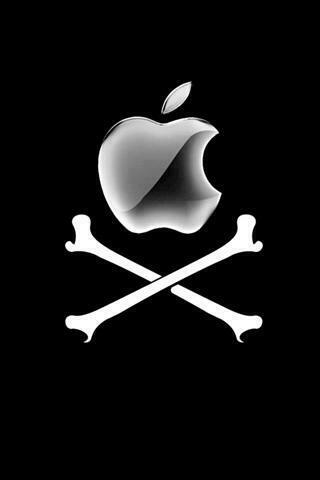 Apple Skull Wallpaper Handphone