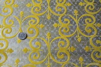 Metallic Flocked Wallpaper