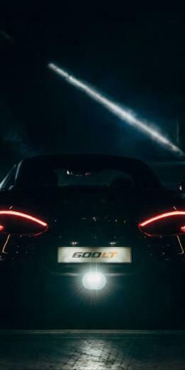 Dreaded Wallpaper Black Supercar Tail Lights Mclaren