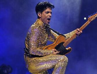 Prince Singer R B Pop Concert Guitar Wallpaper Background