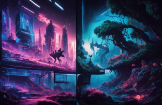 Video Game Dual Monitor Wallpaper