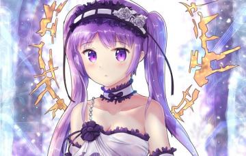 Wallpaper Anime Girl Purple Hair Fate Grand Order Image For