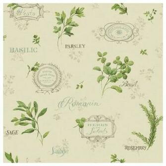 Sure Strip Beige Aromatique Removable Wallpaper Traditional