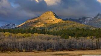 Rocky Mountain Front Ranges Of Glacier National Park Montana Wallpaper