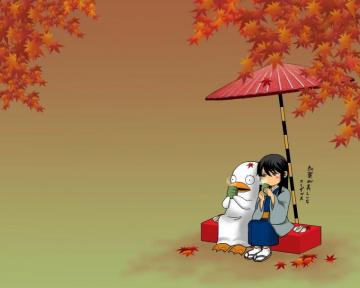 Kotaro Katsura Elizabeth Gintama Wallpaper Gin